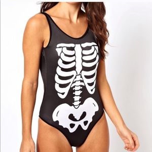 Wildfiox skeleton swimsuit medium